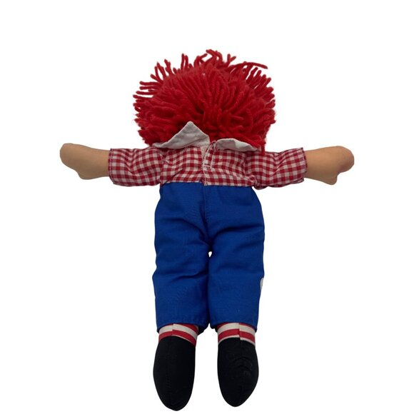 Vintage Hasbro Raggedy Ann & Andy Cloth Dolls 12" 1996 Collectible Set - Picture 5 of 8